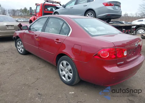 2008 Kia Optima Lx из США, поврежденный, VIN KNAGE123X85203812